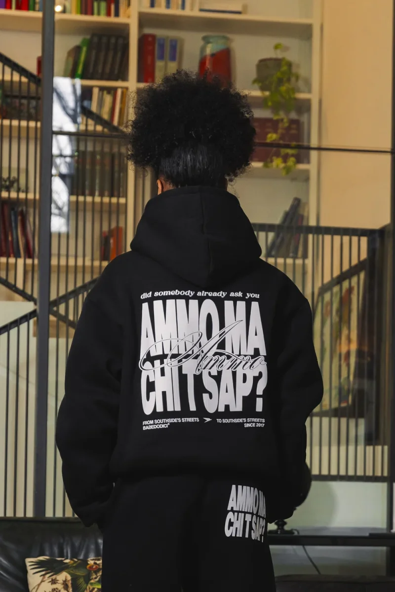 Hoodie "AMMO" CHI'T'SAP Black/BasicScript - immagine 3