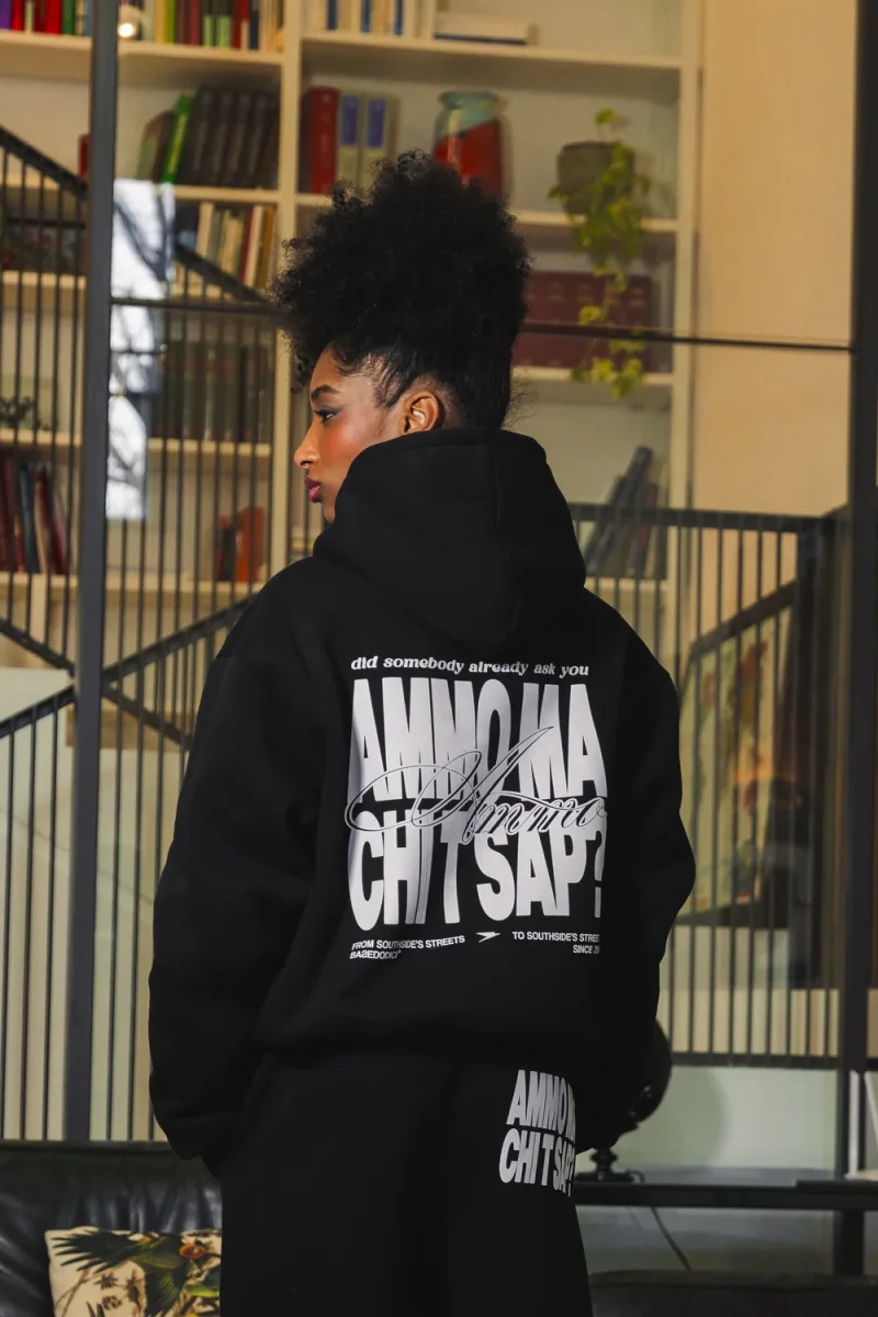 Hoodie "AMMO" CHI'T'SAP Black/BasicScript - immagine 9