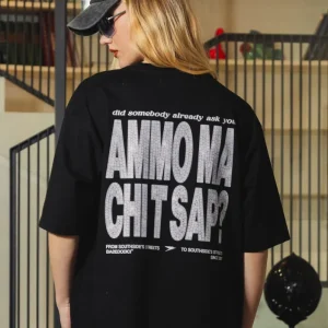 T-Shirt "AMMO" CHI'T'SAP Black/Grillz