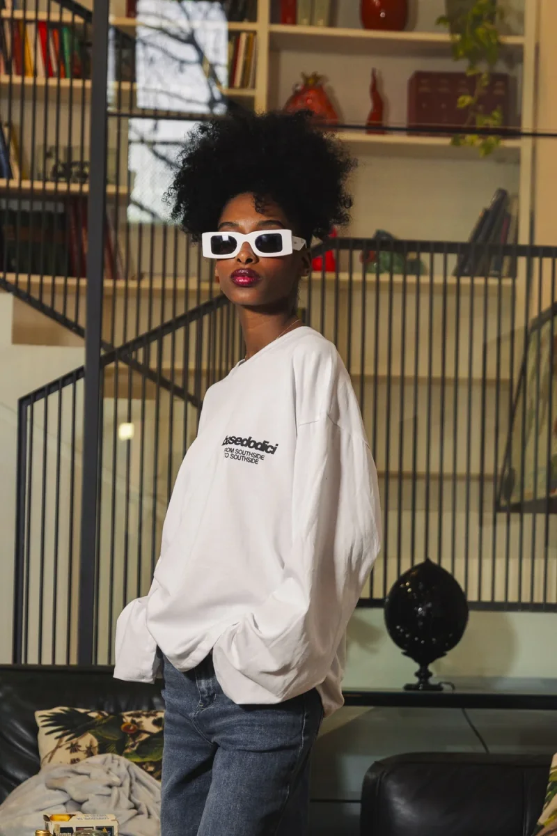 Longsleeve "AMMO" CHI'T'SAP White/Grillz - immagine 9
