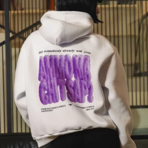 Hoodie "AMMO" CHI'T'SAP White/FurryPink