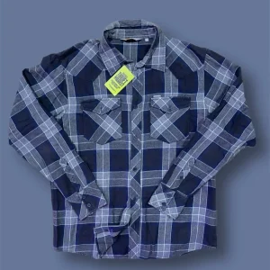 Camicia Blu flanella scozzese Carhartt tg L