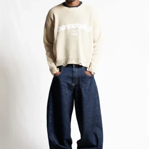 Look "RUDEBOY LDN" Knit Front Logo