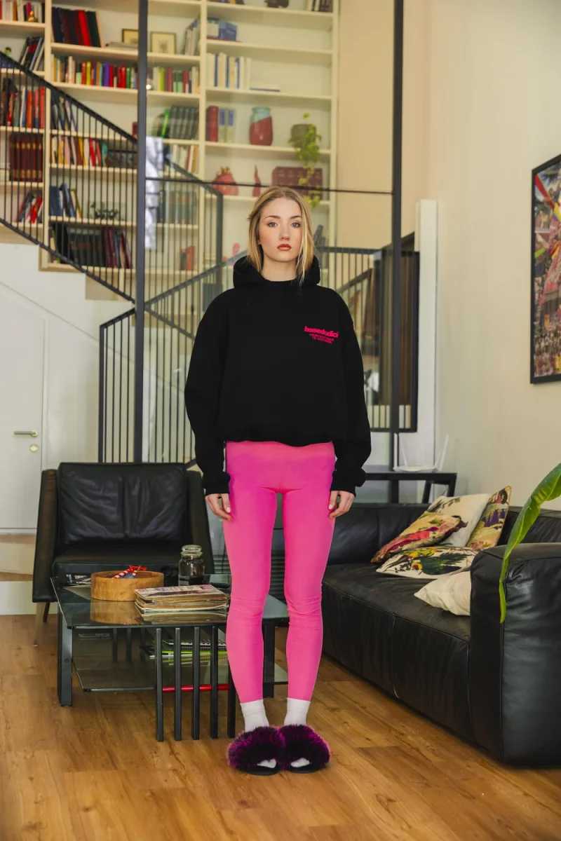 Hoodie "AMMO" CHI'T'SAP Black/PaintPink - immagine 7