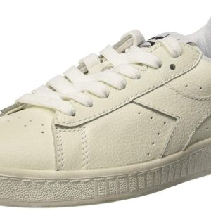 Diadora Game L Low Waxed, Scarpe Low-Top Unisex – Adulto, Bianco, 38 EU