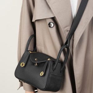 Mini genuine leather shoulder crossbody bag