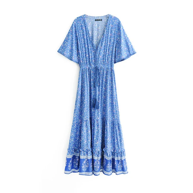 Frieda Boho Maxi Dress Women Summer Elegant - immagine 5