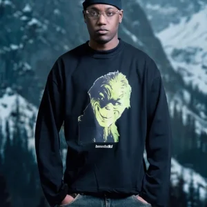 Longsleeve "DIRTY XMAS" Gr*nch Black