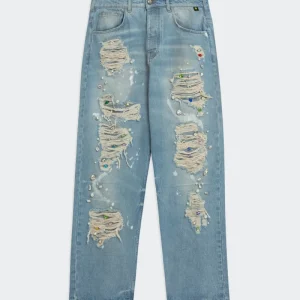 Barrow Oversize Paint Jeans