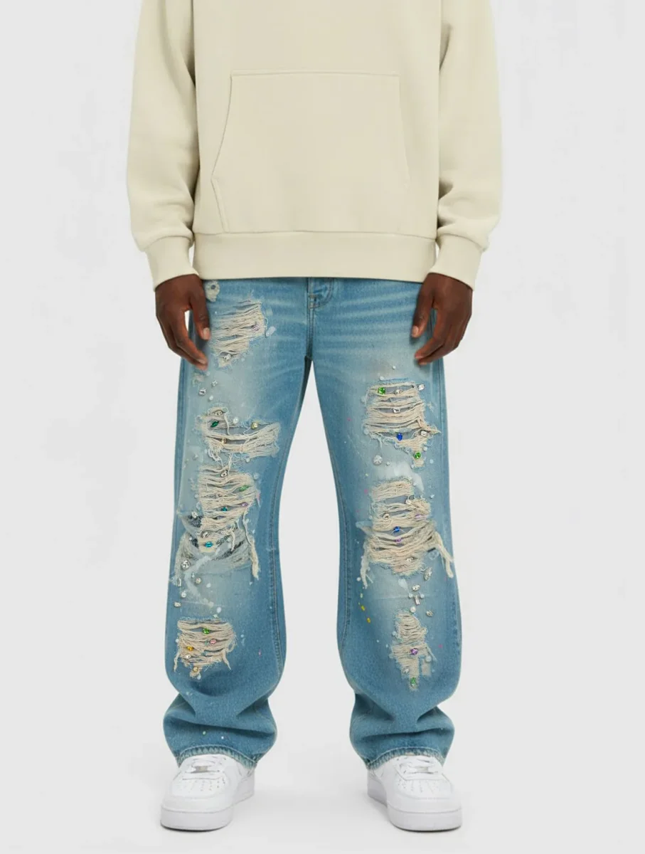 Barrow Oversize Paint Jeans - immagine 4