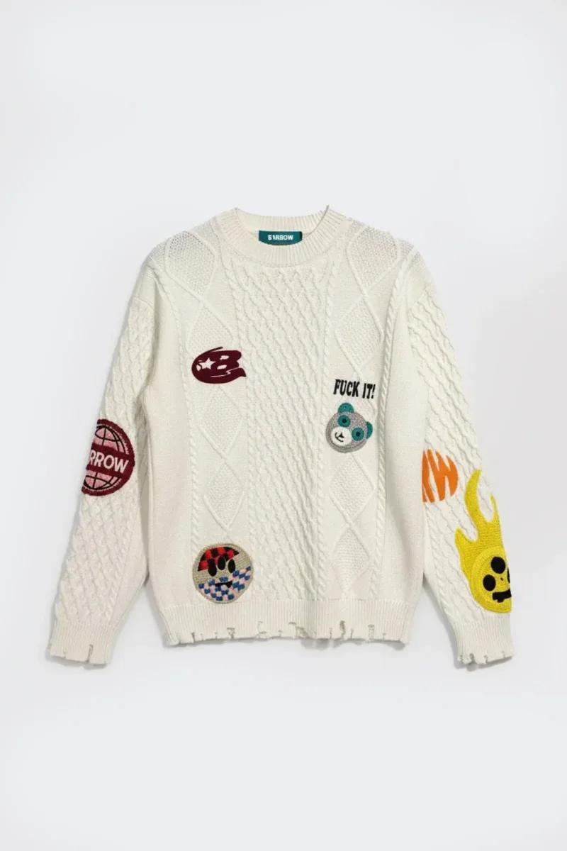 Barrow Maglia Girocollo Destroyed - immagine 2