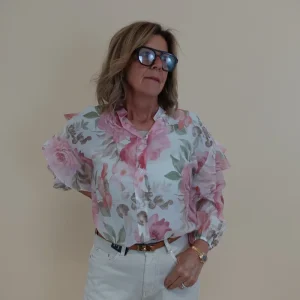Camicia Fiori Rosa