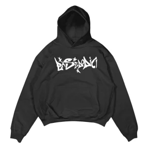 Hoodie "COMFY" Graffiti Black