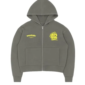 Zip Hoodie "CRUEL SEASON" Italiano Grey