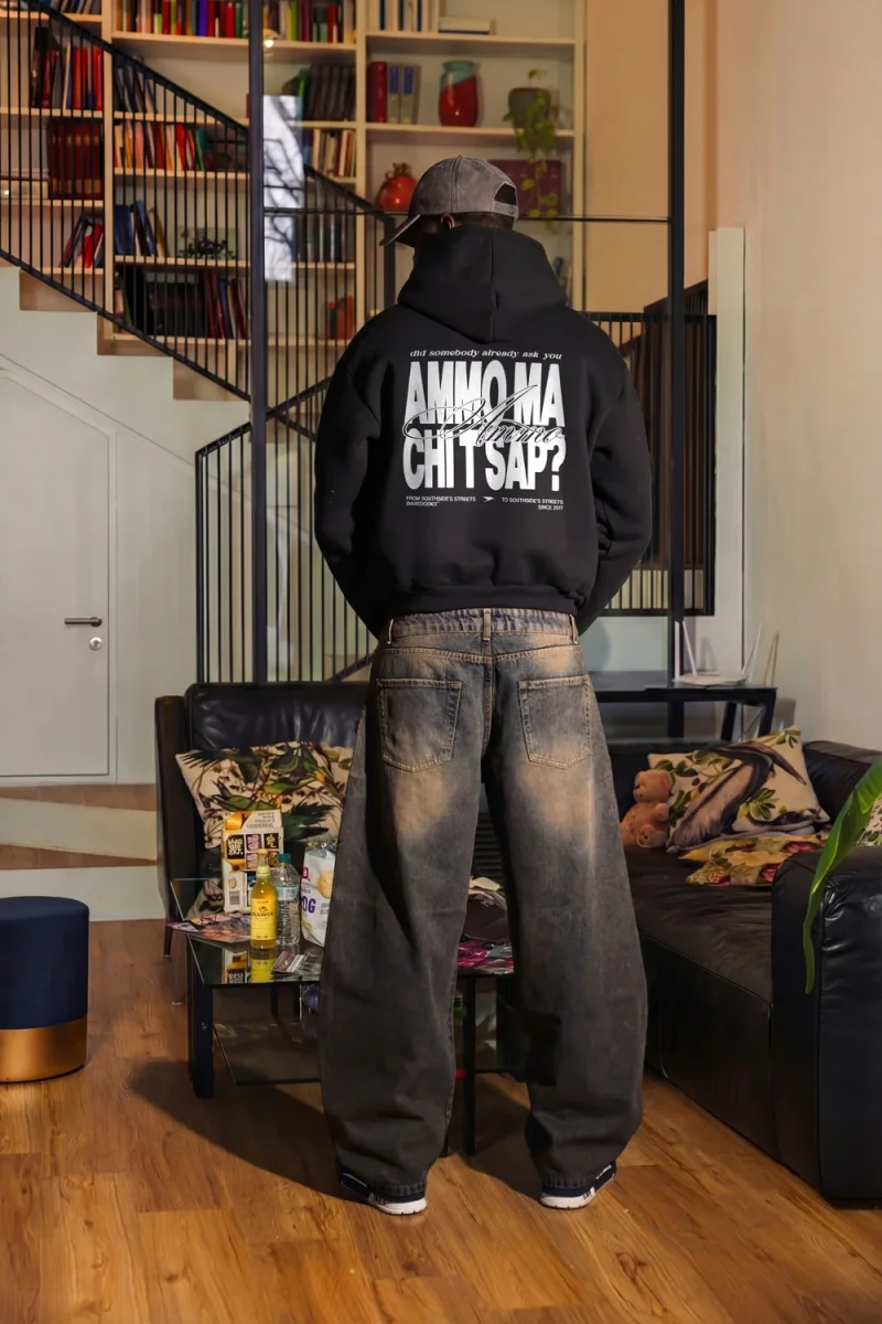 Hoodie "AMMO" CHI'T'SAP Black/BasicScript - immagine 8