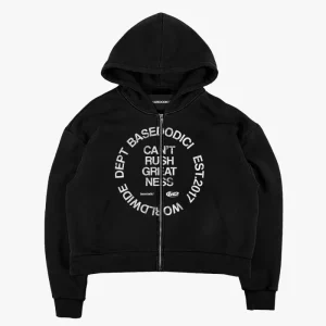 Full Zip "RUDEBOY LDN" CantRush Black