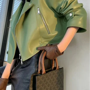 Giacca Biker Oversize