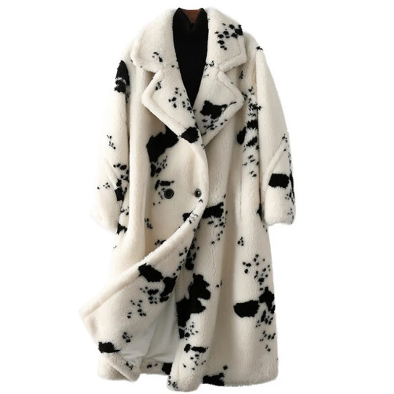 Cappotto teddy fantasia oversize - immagine 4