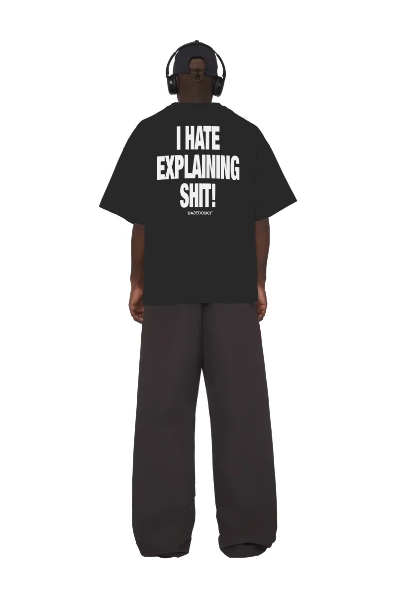 T-Shirt “FLASHCAPSULE” HATE Black - immagine 3