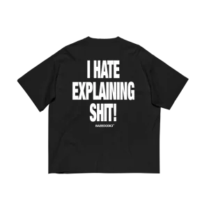 T-Shirt “FLASHCAPSULE” HATE Black