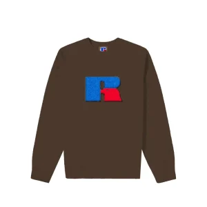 Crewneck “RUSSELLxBASEDODICI" Hometown Brown