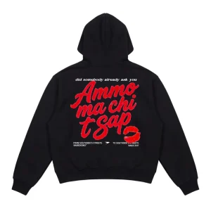 Hoodie "AMMO" CHI'T'SAP Black/Gloss