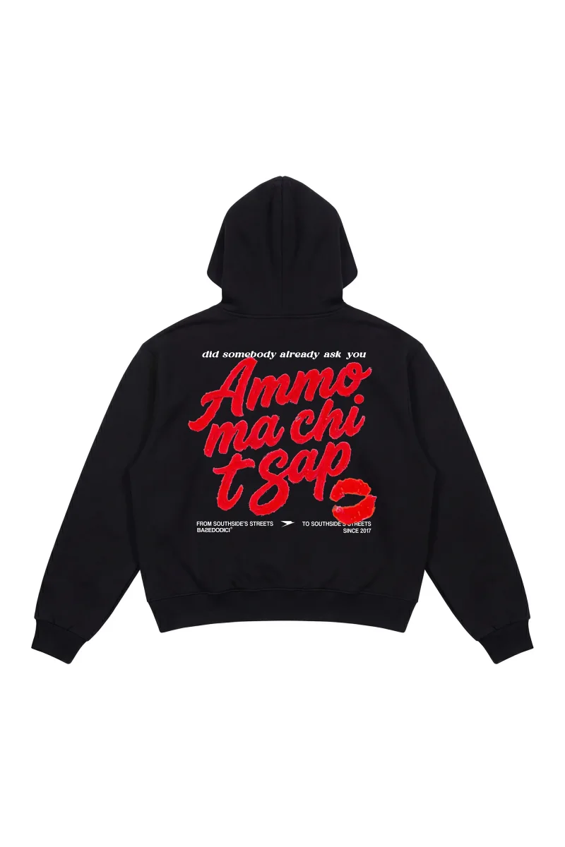 Hoodie "AMMO" CHI'T'SAP Black/Gloss - immagine 2