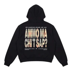 Hoodie "AMMO" CHI'T'SAP Black/Burby