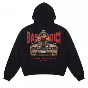 Hoodie "DETROIT" Junkyard Black