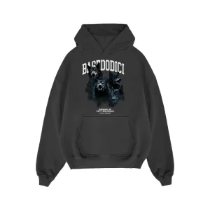Hoodie “DYSTOPIA” Wolves Black