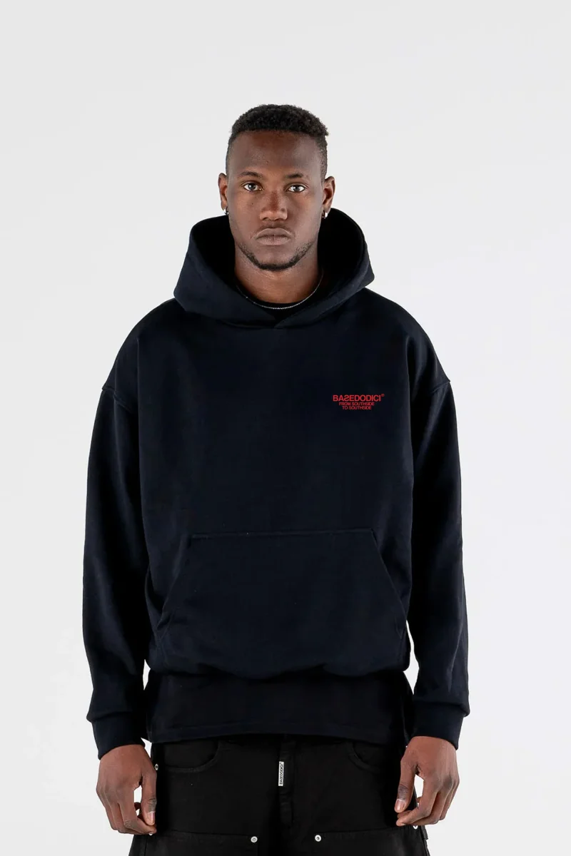 Hoodie "AMMO" CHI'T'SAP Black/Red - immagine 7