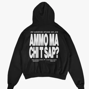 Hoodie "AMMO" CHI'T'SAP Black