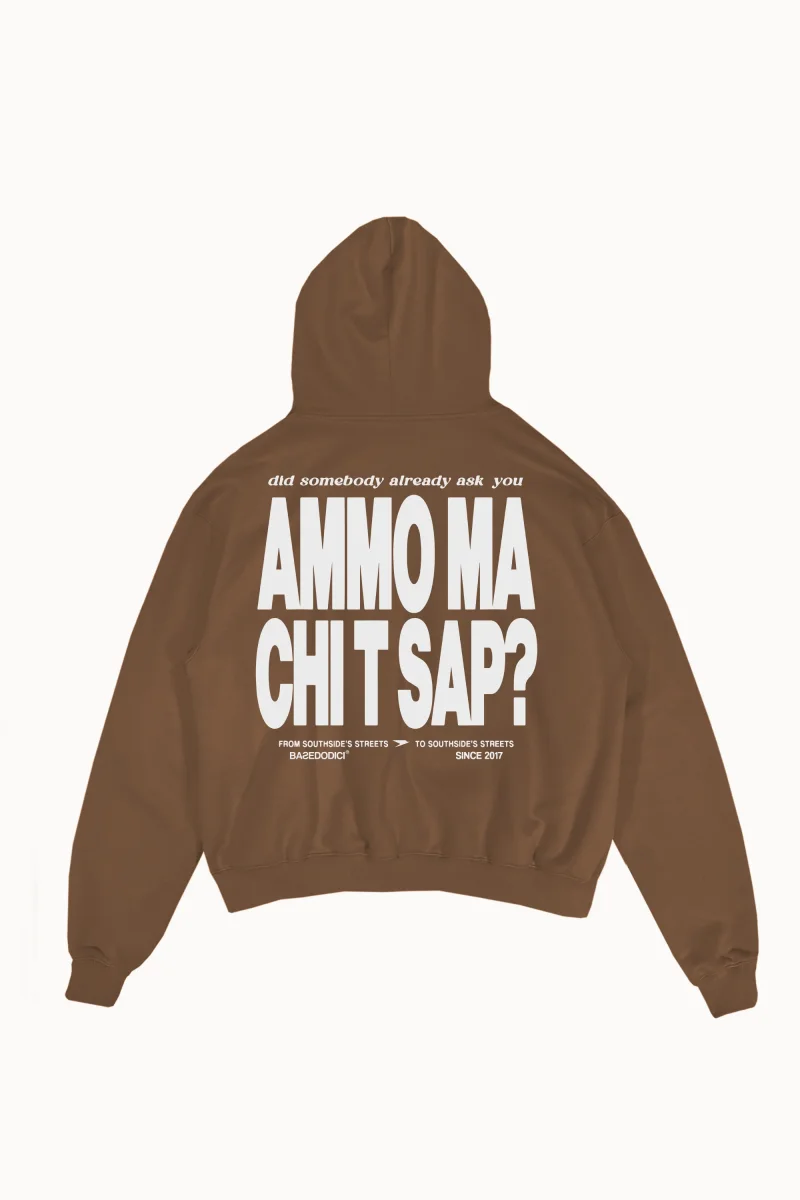 Hoodie "AMMO" CHI'T'SAP Cactus Brown