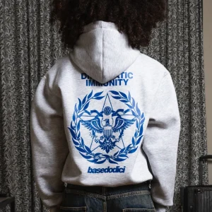 Hoodie "WORLD TOUR" Diplomatic Immunity AshGrey