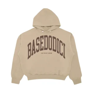 Hoodie "DE LA RUE À LA RUE" ArcLogo Beige