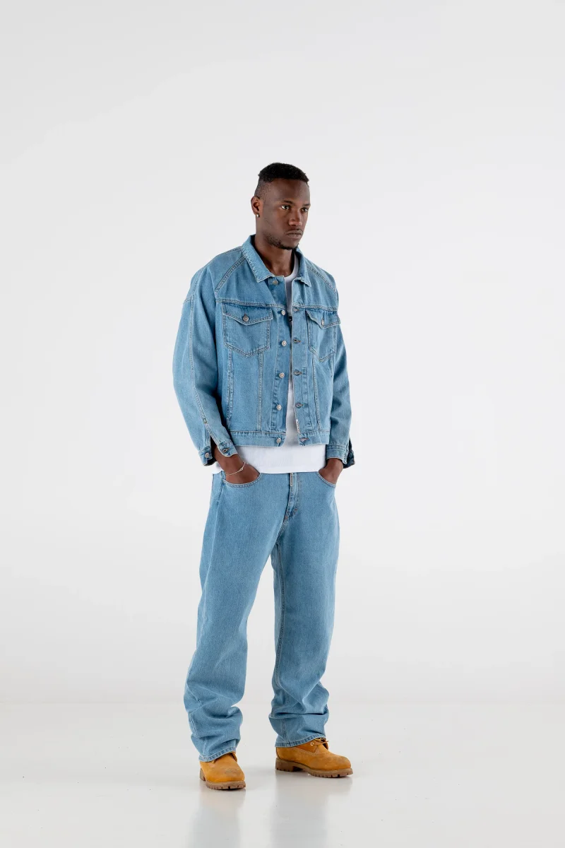 Denim Jacket “RESORT” Light Blue - immagine 6