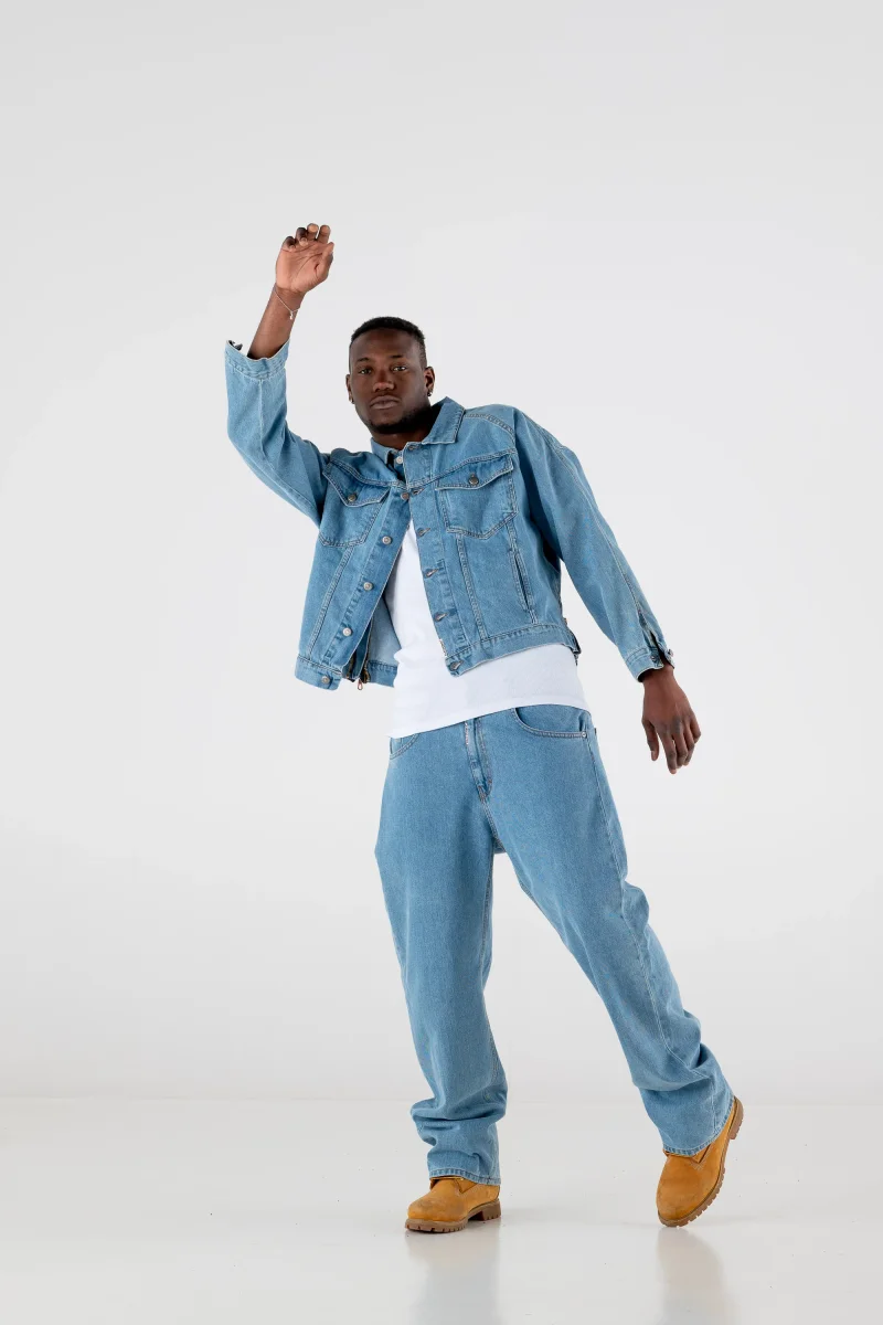 Denim Jacket “RESORT” Light Blue - immagine 8