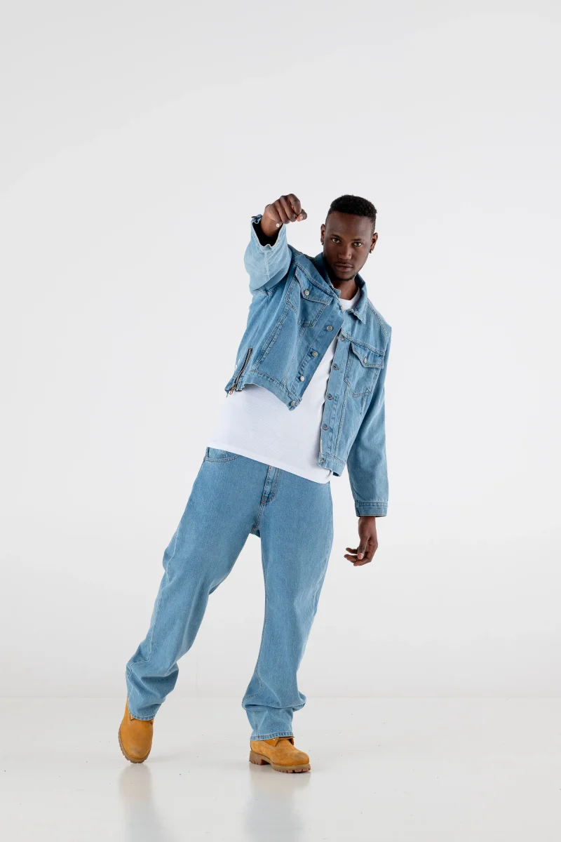 Denim Jacket “RESORT” Light Blue - immagine 9