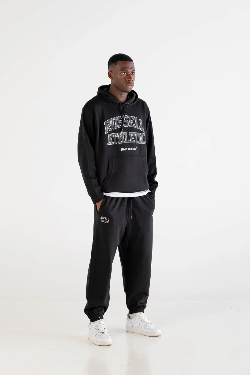 Hoodie "RUSSELLxBASEDODICI" Touchdown Black - immagine 6
