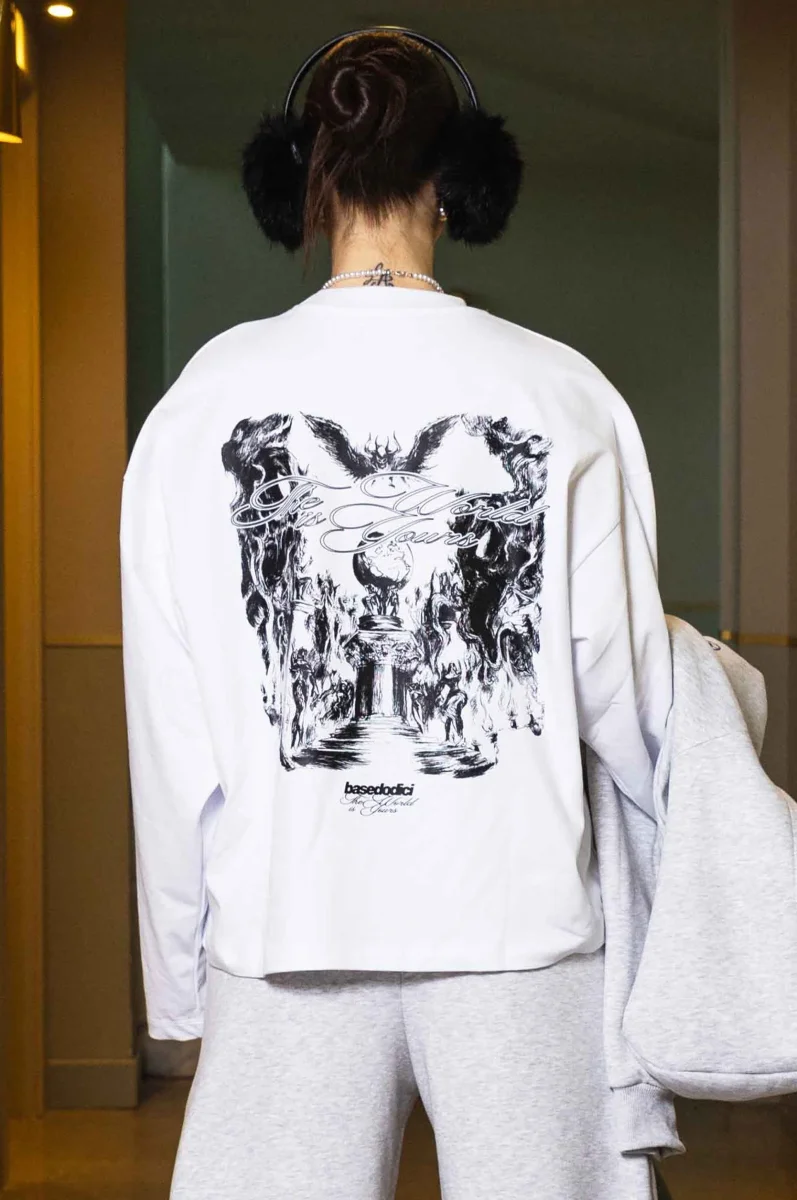 Longsleeve "WORLD TOUR" Scarface White