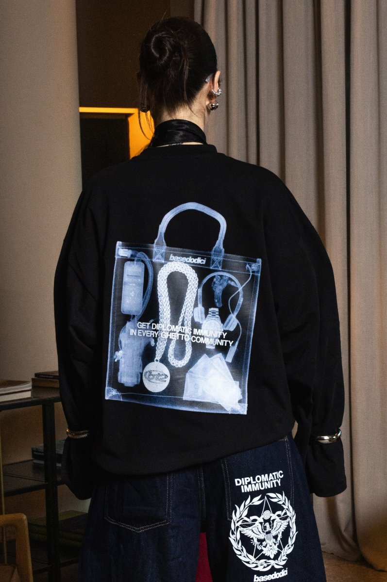 Longsleeve "WORLD TOUR" X-RAY Black - immagine 3