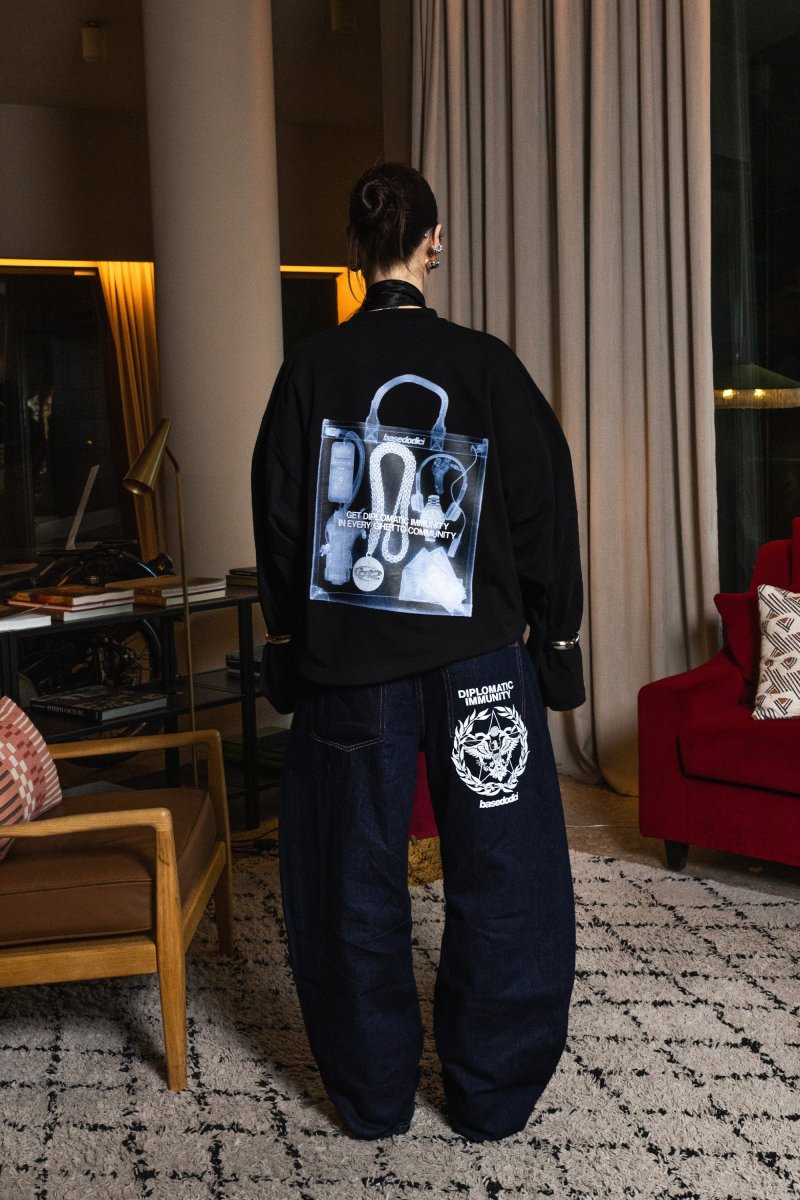 Longsleeve "WORLD TOUR" X-RAY Black - immagine 6