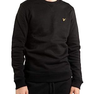 Lyle & Scott Felpa Crew Neck ML1131V Z865 Nero, Nero, XXL