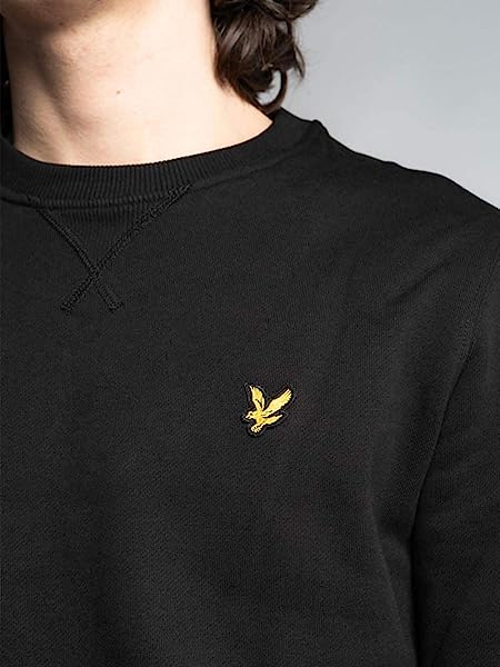 Lyle & Scott Felpa Crew Neck ML1131V Z865 Nero, Nero, XXL - immagine 4
