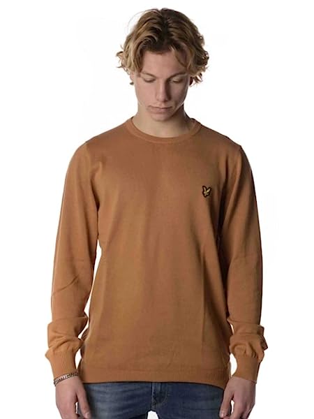 Lyle & Scott KN821V W869 Cotton Crew Jumper Maglioncino Uomo