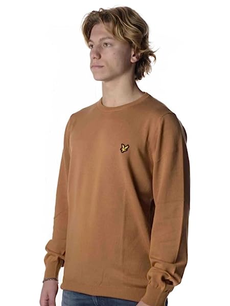 Lyle & Scott KN821V W869 Cotton Crew Jumper Maglioncino Uomo - immagine 3