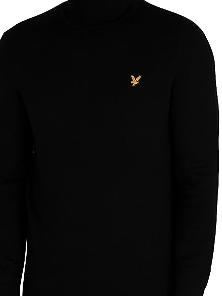 Lyle & Scott Uomo Maglia Collo Alto, Nero - immagine 5