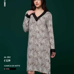 CAMICIA DA NOTTE CON DETTAGLI IN PIZZO