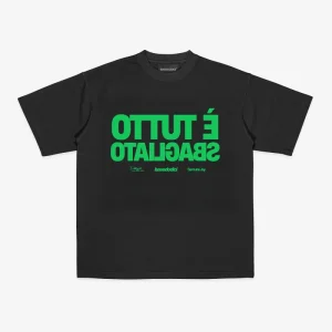 T-Shirt "SAMURAIJAYxBASEDODICI" TuttoSbagliato Black/Green