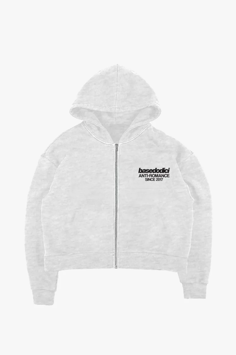 Full Zip "KILLED ROMANCE" AshGrey/Black - immagine 4